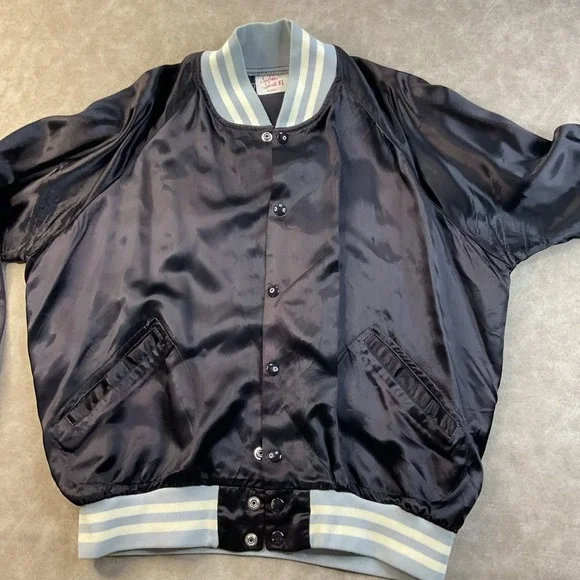 Vintage Desperado Dance Hall & Saloon Houston Texas Jacket Satin Speedline XL